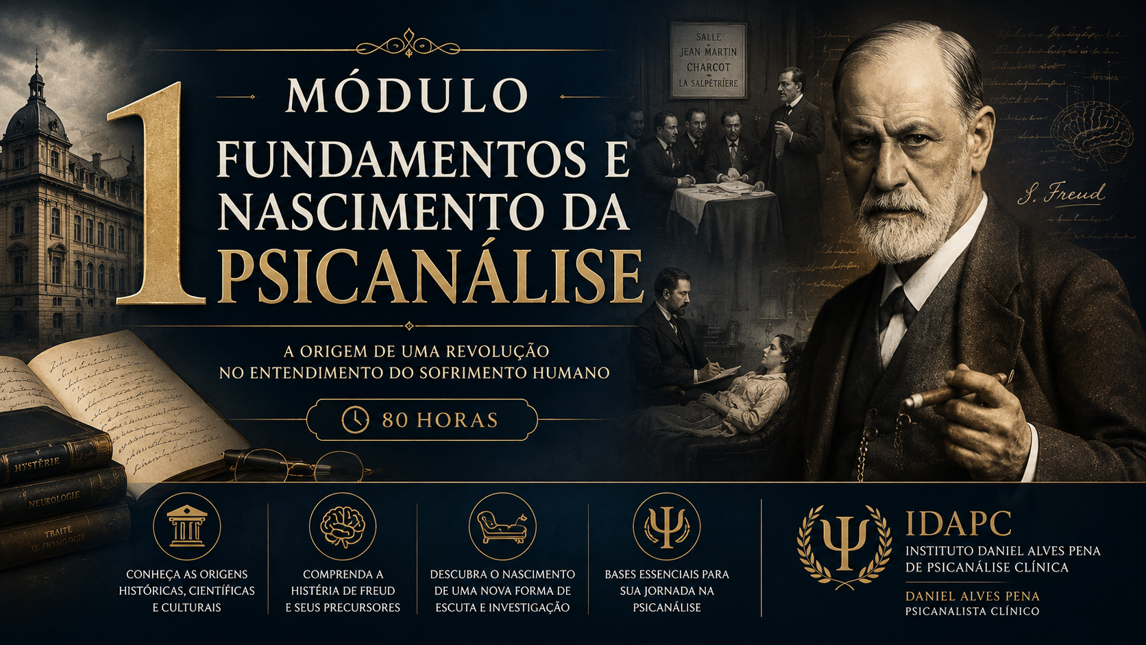 Formação Completa em Psicanálise Clínica – Matrícula Módulo 1