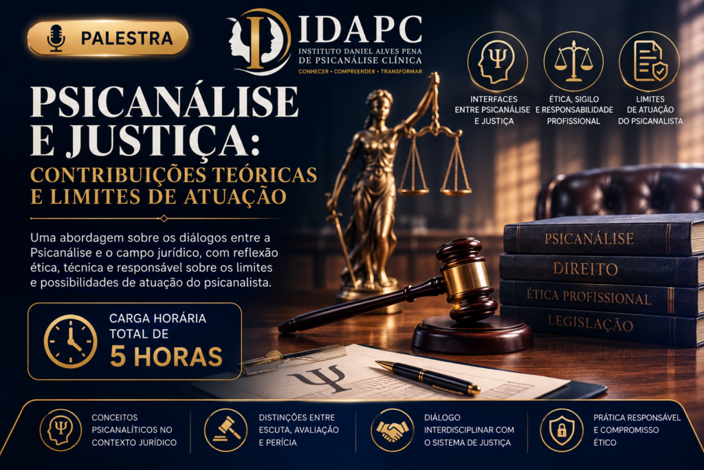 PSICANÁLISE E JUSTIÇA CONTRIBUIÇÕES TEÓRICAS E LIMITES DE ATUAÇÃO